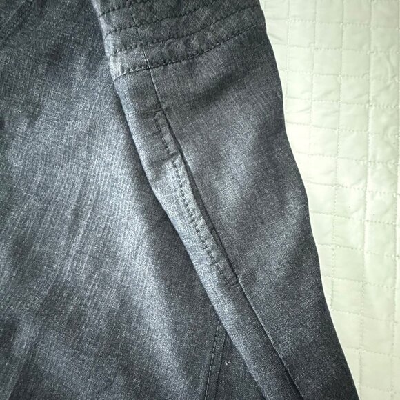 J. Jill Stretch A-Line Skirt Size 6 Gray Polyester Viscose Blend - Picture 5 of 9